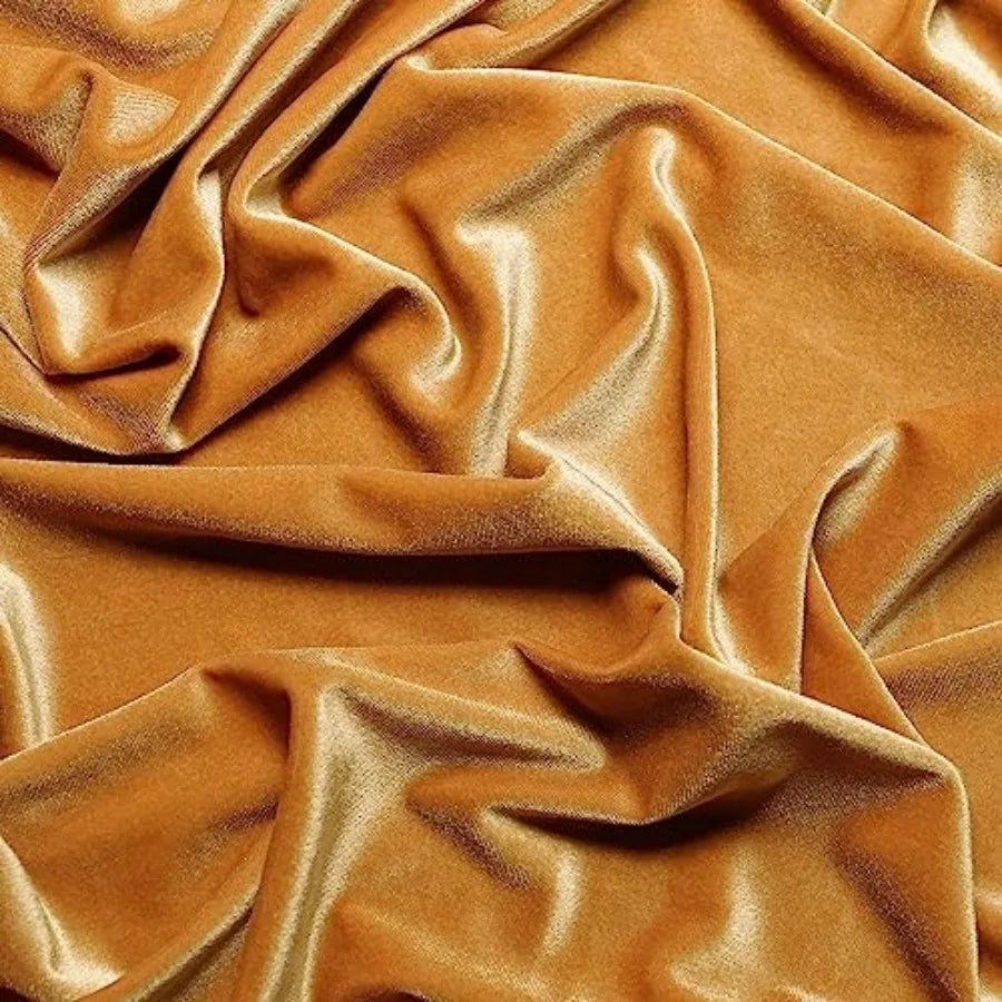 Stretch Velvet Fabric For Sewing And Costumes Polyester Blend