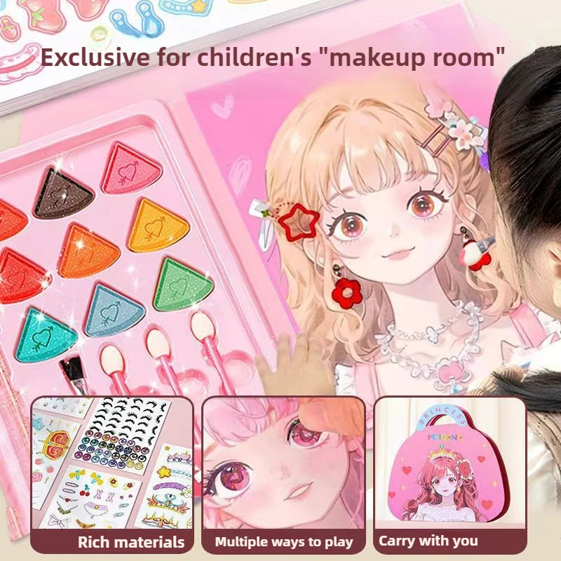 YIYUEQIANLI DIY Princess Makeup Set For Kids Arts And Crafts