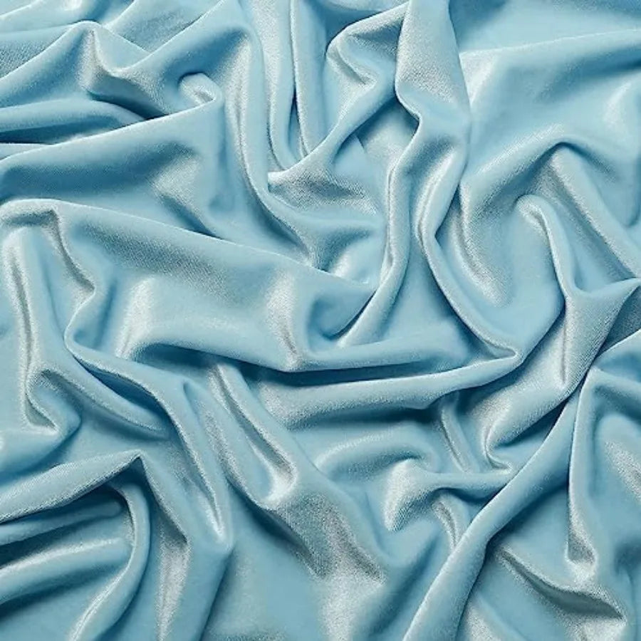 Stretch Velvet Fabric For Sewing And Costumes Polyester Blend