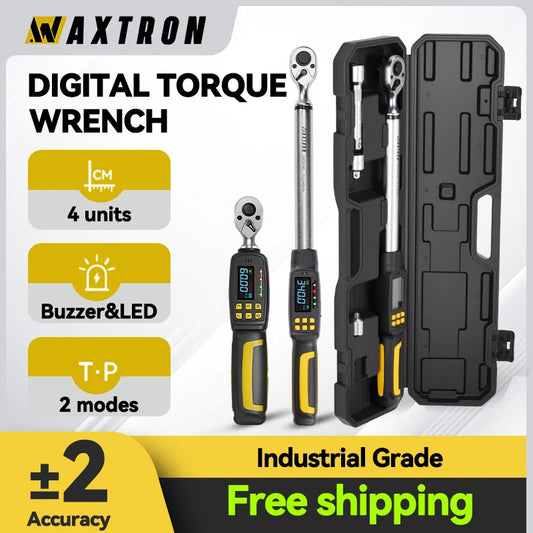 Waxtron Digital Torque Wrench 2 Percent Accuracy Automotive