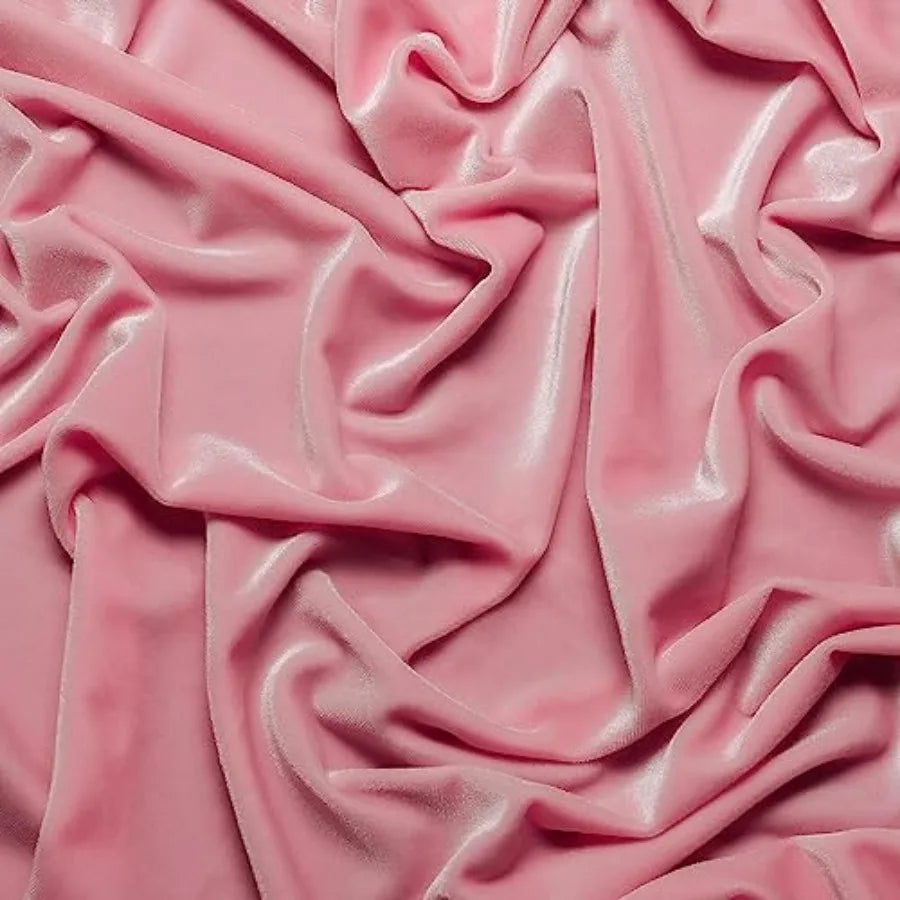 Stretch Velvet Fabric For Sewing And Costumes Polyester Blend
