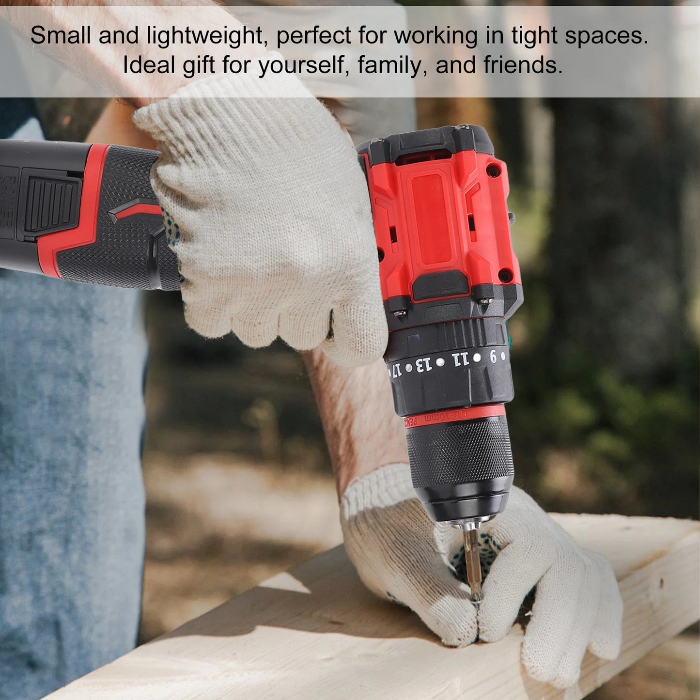 Meterk 16.8V Cordless Drill And Driver Set Brushless Kit