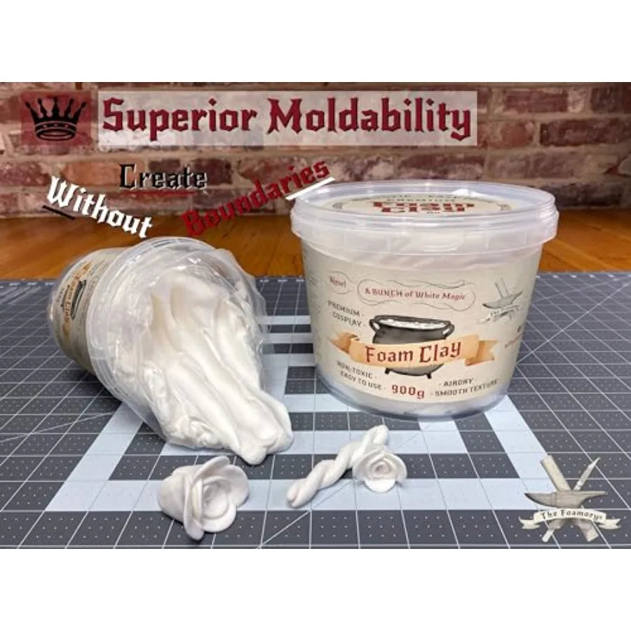 Moldable Cosplay Foam Clay High Density Air Dry Non Toxic
