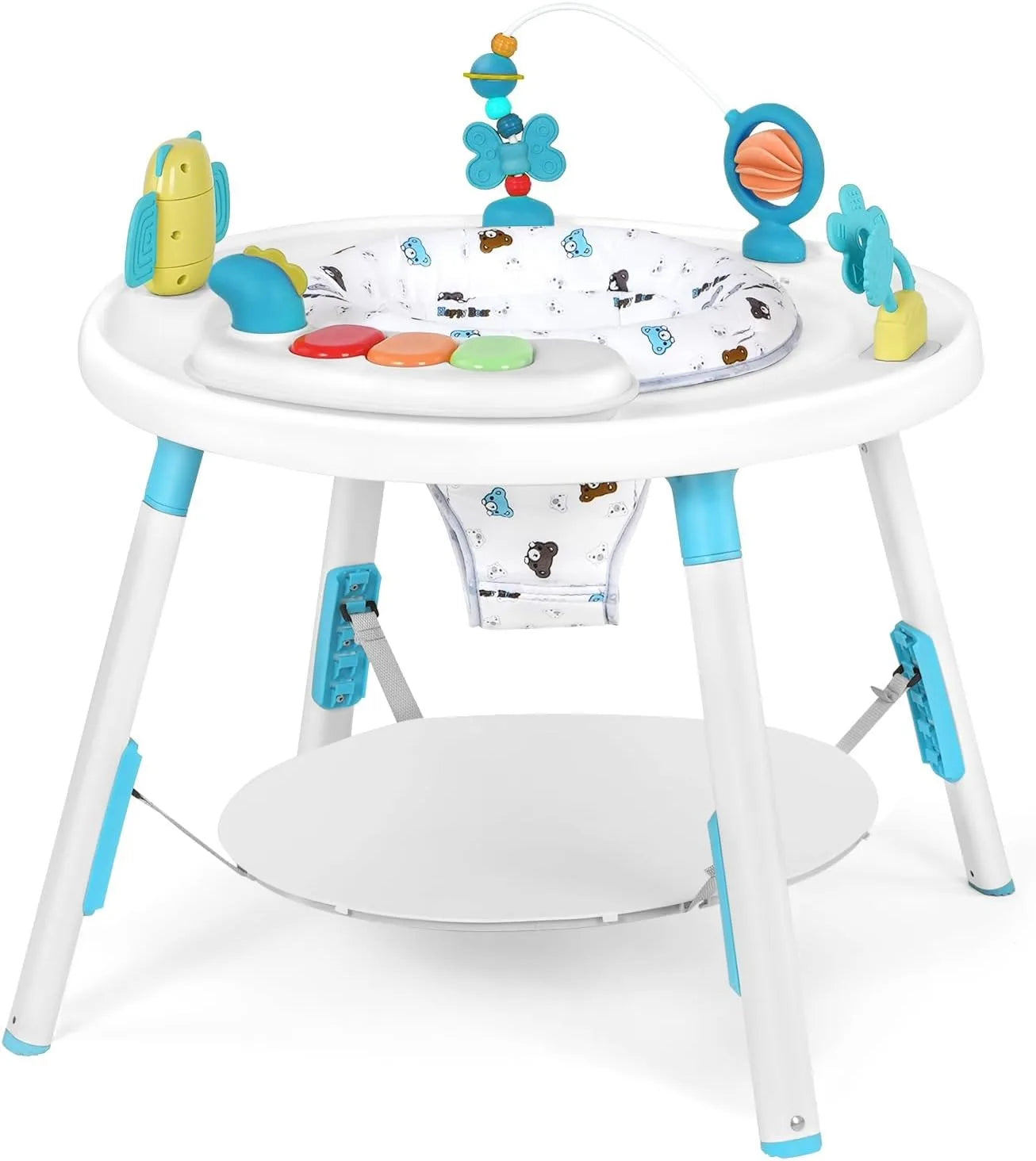 YEALEOCN Baby 3 In 1 Activity Center Jumper With Rotating Seat