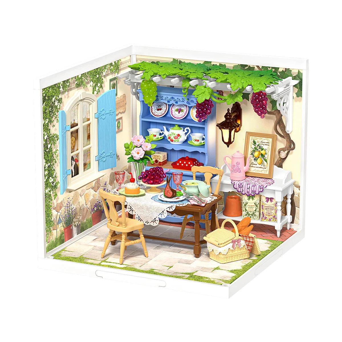 Rolife DIY Miniature House Kit Super Creator Courtyard Diorama Gift