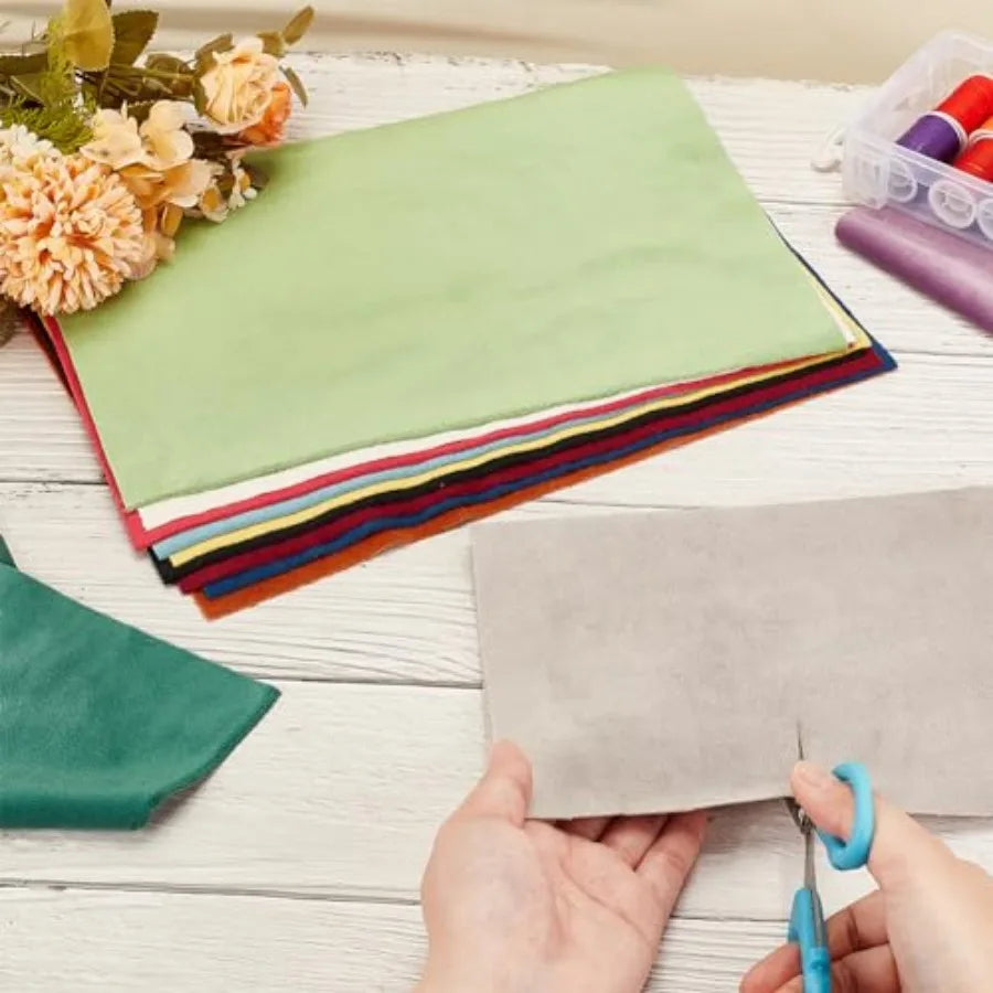 Assorted Double Sided Velvet Fabric For Wallet And Purse Making