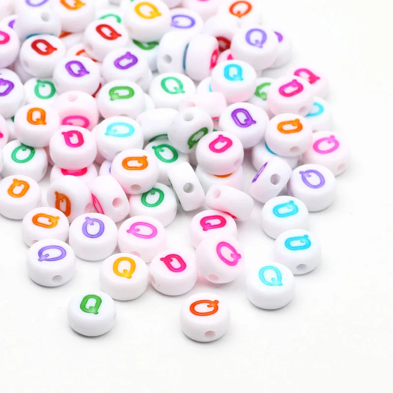 Laudsong Alphabet Beads A To Z Acrylic Spacer Beads For Jewelry Making
