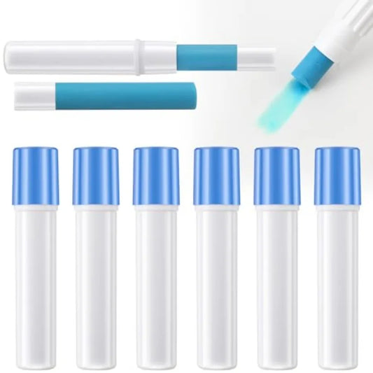 6 Pack Water Soluble Fabric Glue Pen Refills Washable Sewing