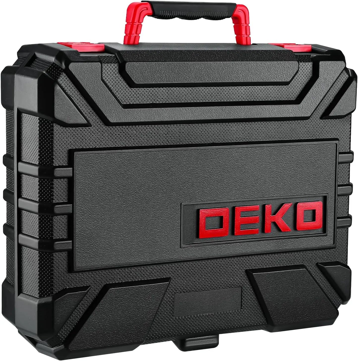 DEKO 8V Cordless Drill Set 126 Piece Home Tool Kit