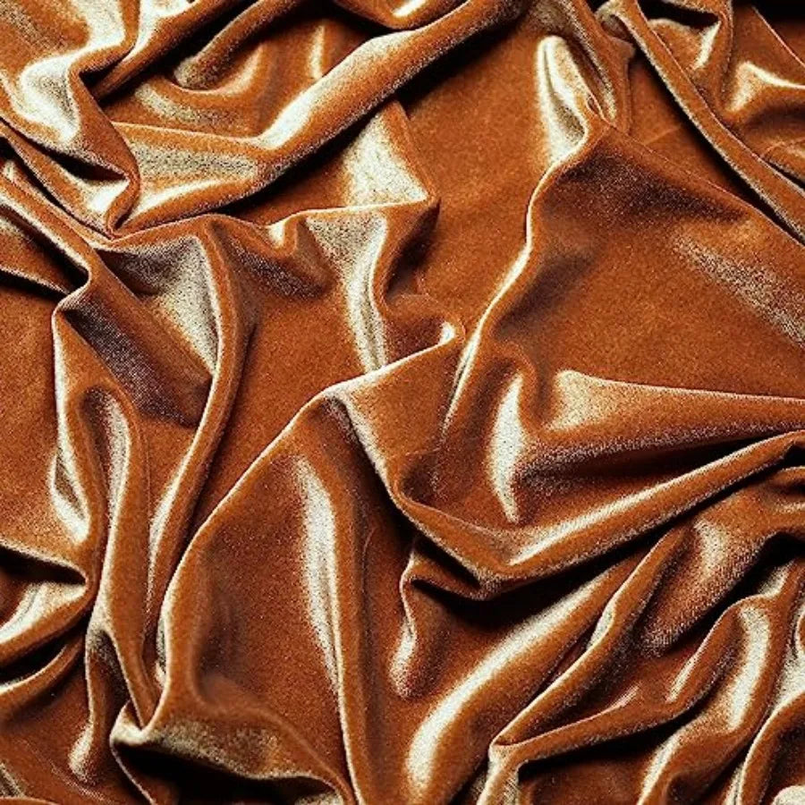 Stretch Velvet Fabric For Sewing And Costumes Polyester Blend