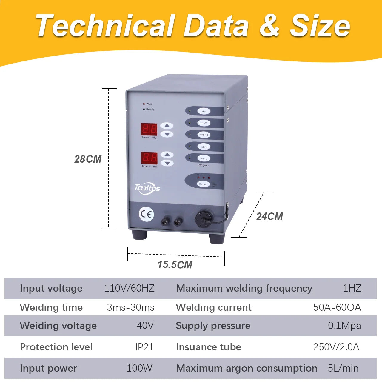 Automatic CNC Pulse Argon Arc Tig Jewelry Spot Welder