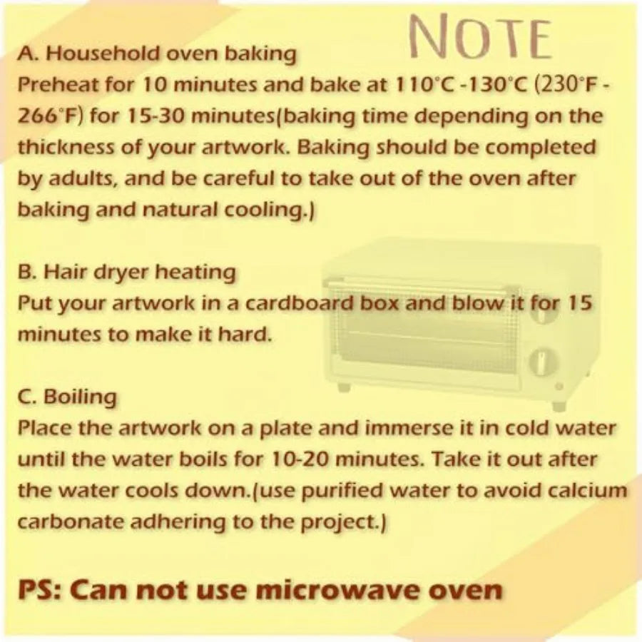 Oven Bake Polymer Clay Non Toxic For Modeling And Jewelry