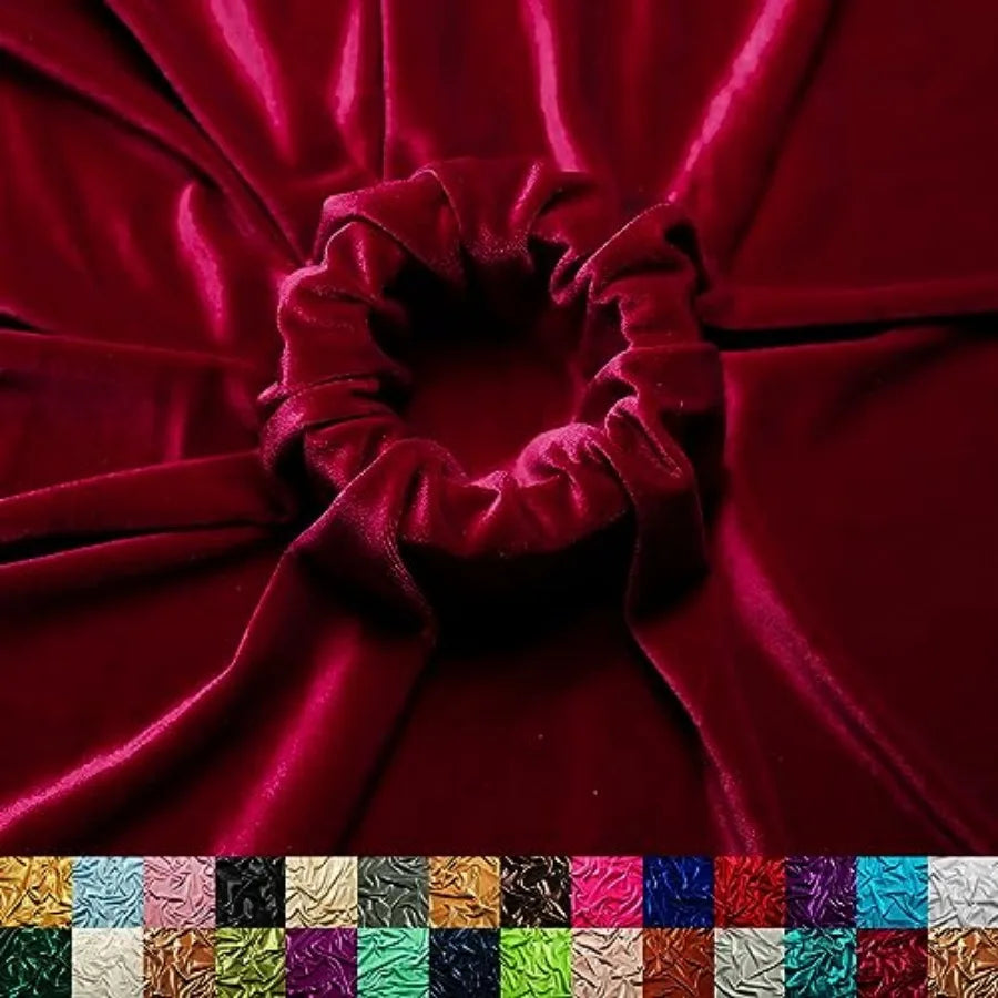 Stretch Velvet Fabric For Sewing And Costumes Polyester Blend