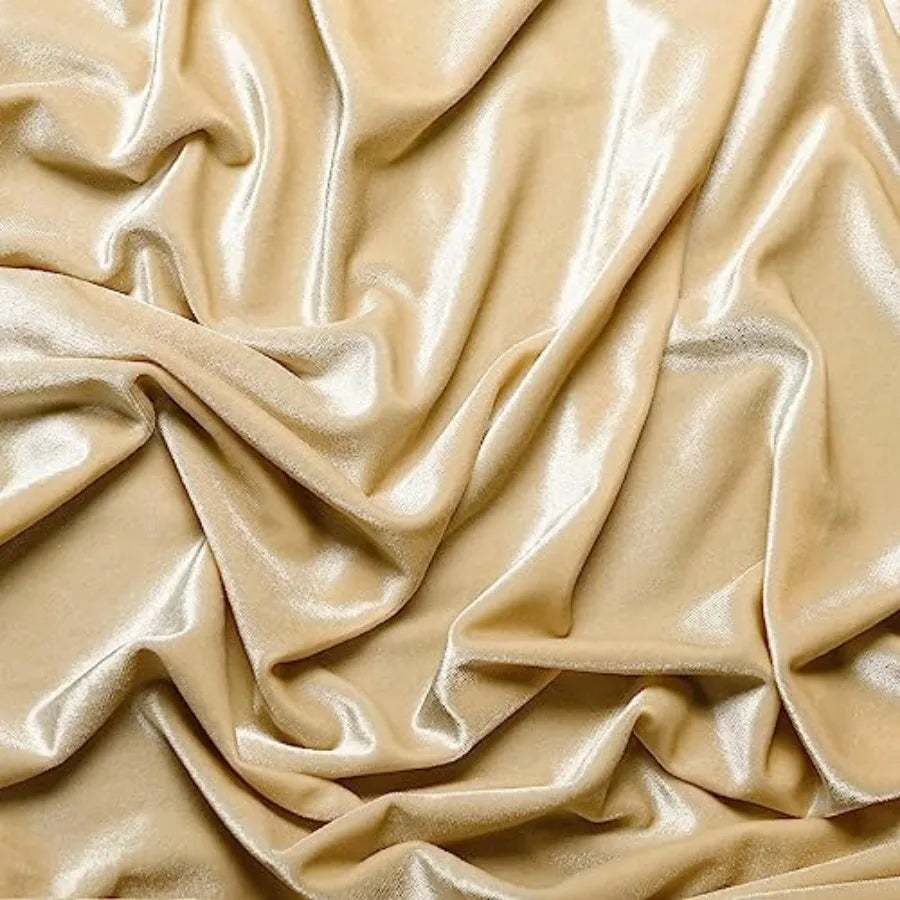 Stretch Velvet Fabric For Sewing And Costumes Polyester Blend