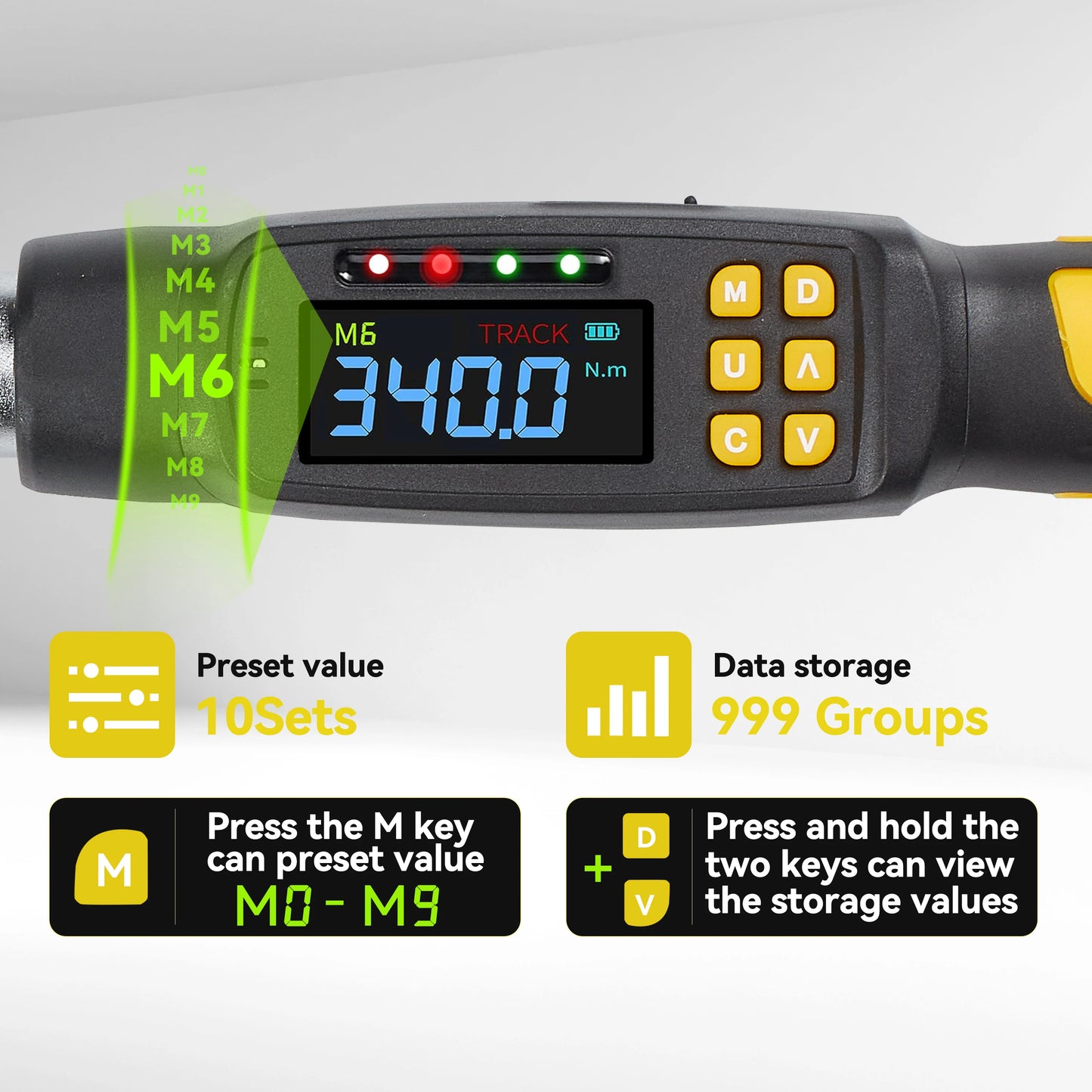 Waxtron Digital Torque Wrench 2 Percent Accuracy Automotive