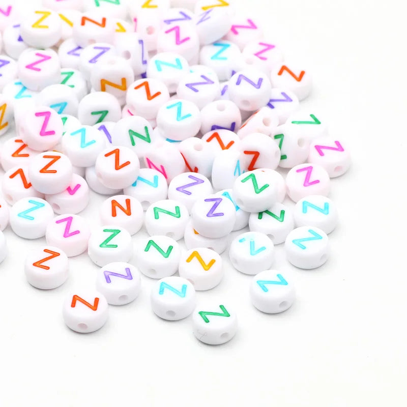 Laudsong Alphabet Beads A To Z Acrylic Spacer Beads For Jewelry Making