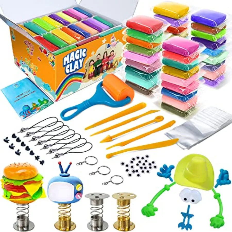 Modeling Clay Kit 36 Colors for Air Dry Diy Molding and Sculpting Tools