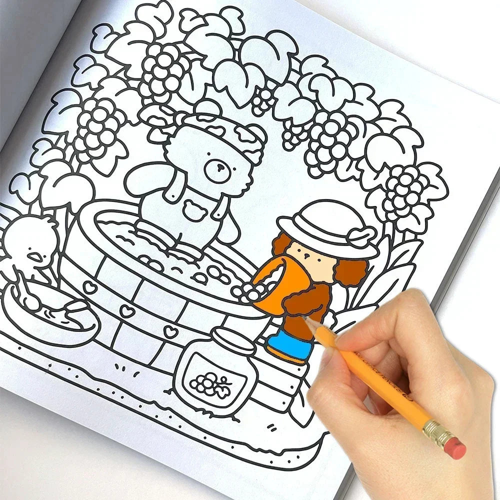 Spooky Cutie Coloring Book For Adults And Teens With Creatures