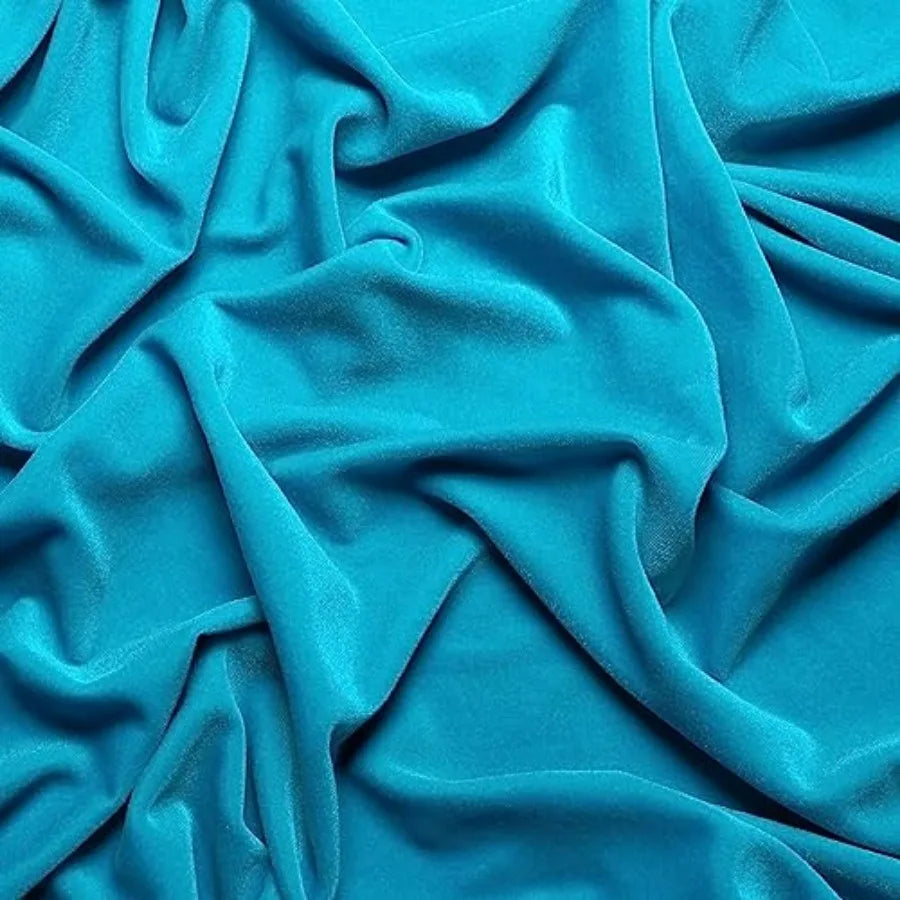 Stretch Velvet Fabric For Sewing And Costumes Polyester Blend