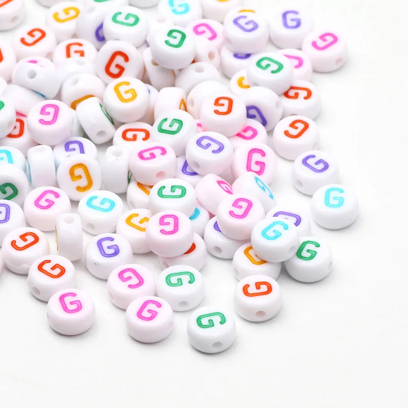 Laudsong Alphabet Beads A To Z Acrylic Spacer Beads For Jewelry Making