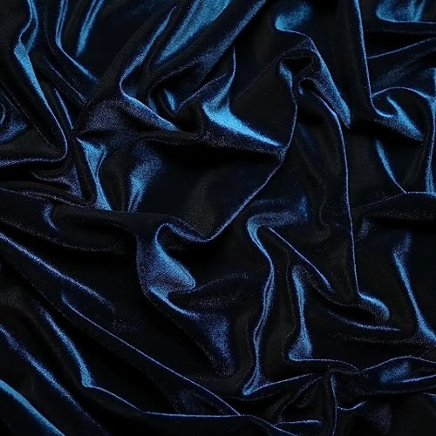 Stretch Velvet Fabric For Sewing And Costumes Polyester Blend