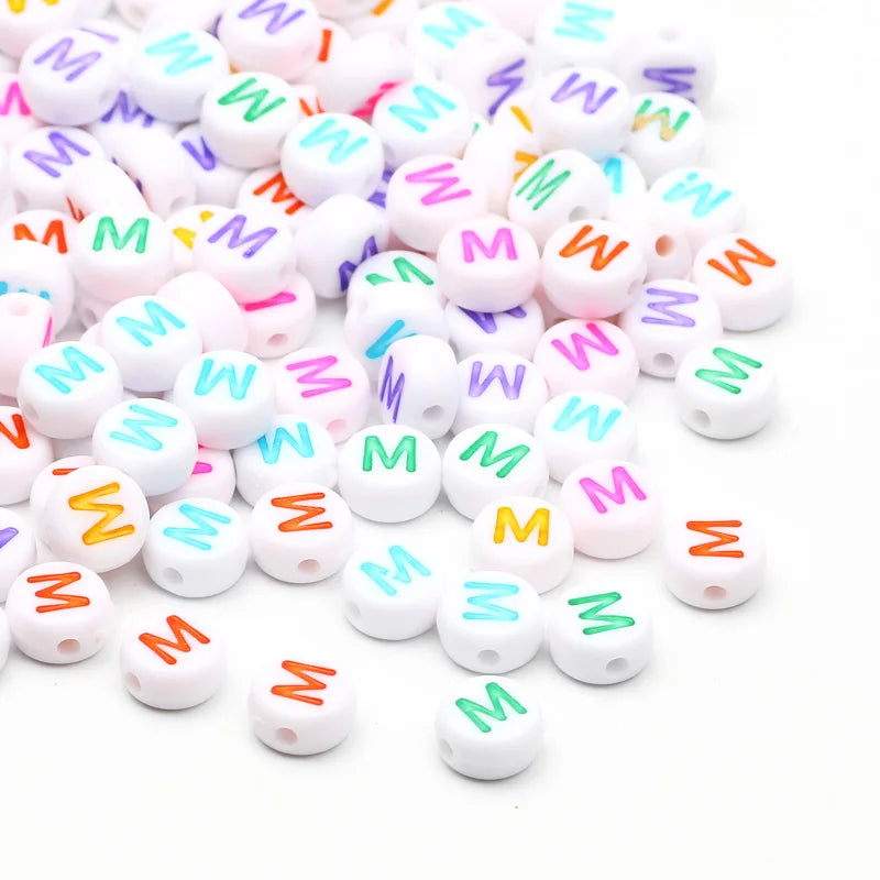 Laudsong Alphabet Beads A To Z Acrylic Spacer Beads For Jewelry Making