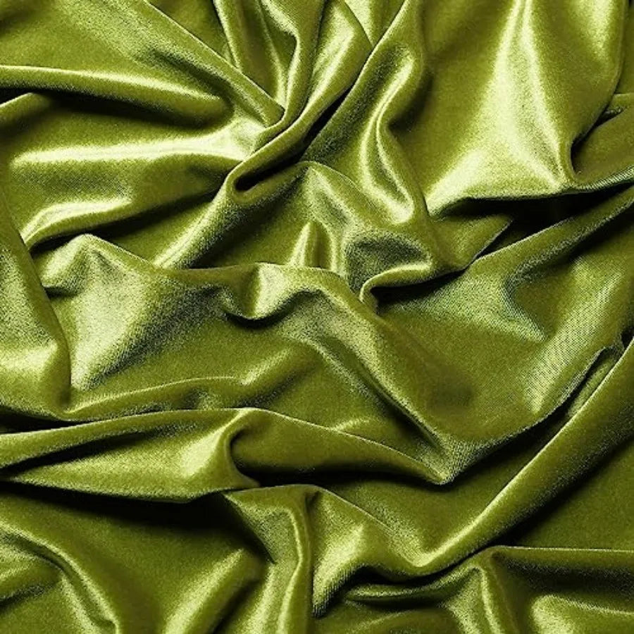 Stretch Velvet Fabric For Sewing And Costumes Polyester Blend