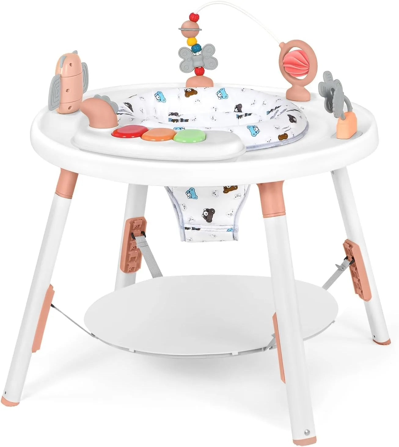 YEALEOCN Baby 3 In 1 Activity Center Jumper With Rotating Seat