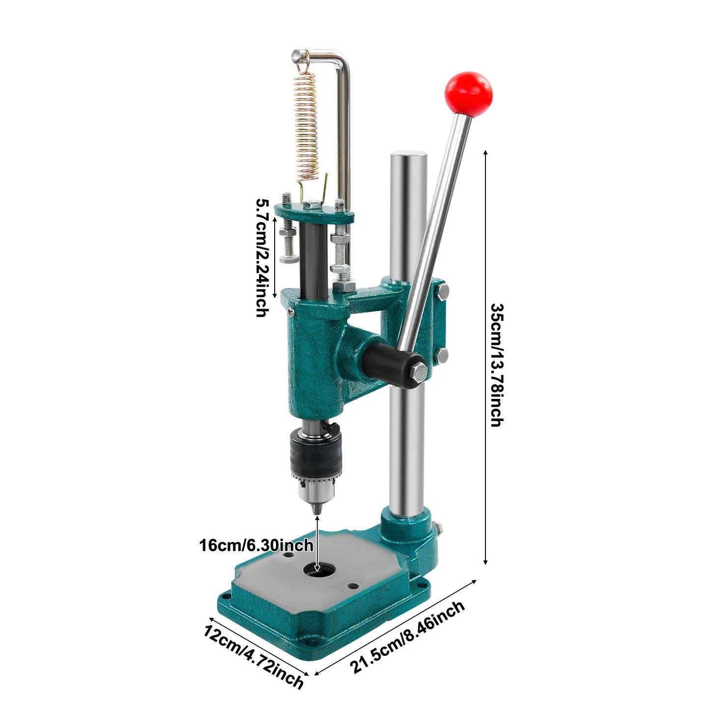 Bymaocar Leather Hole Puncher Manual Press For Leather Craft