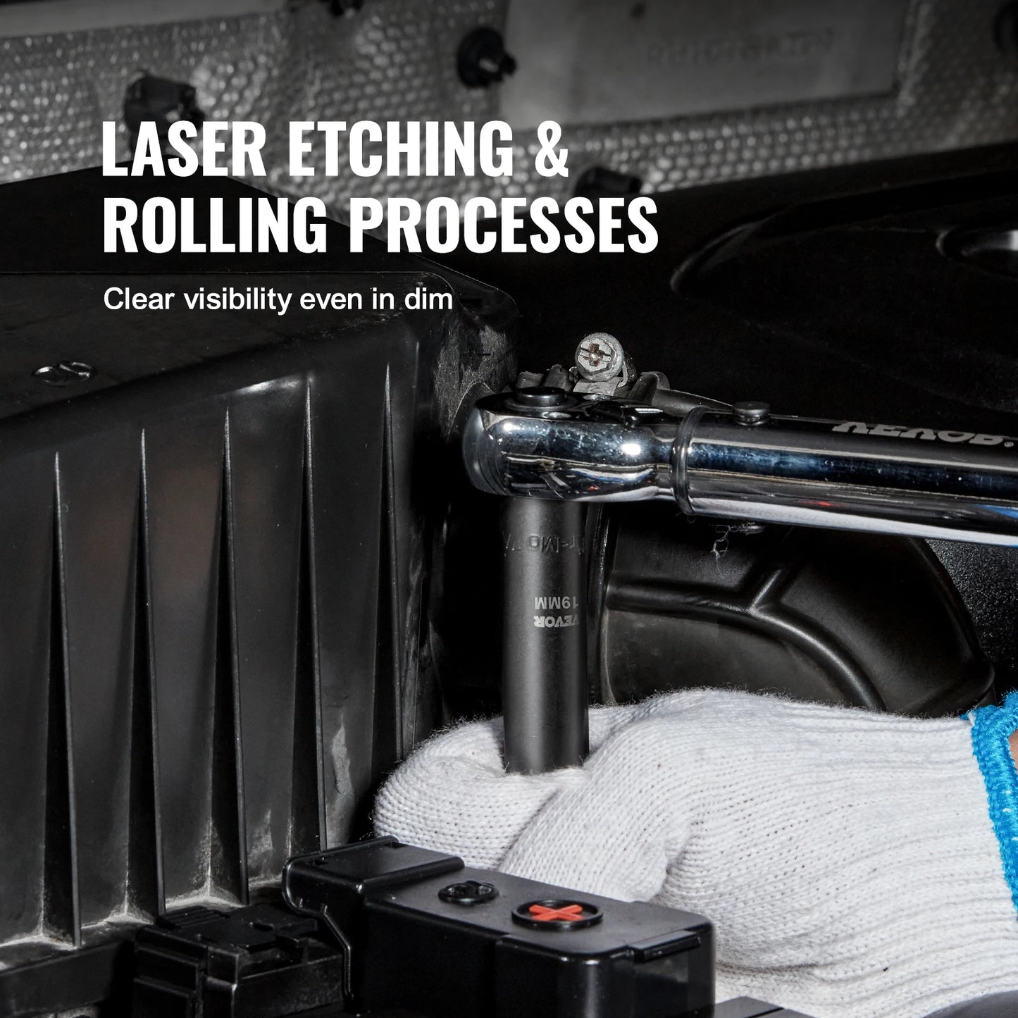 SucceBuy Cr-V Alloy Steel Impact Socket Set For Auto Repair