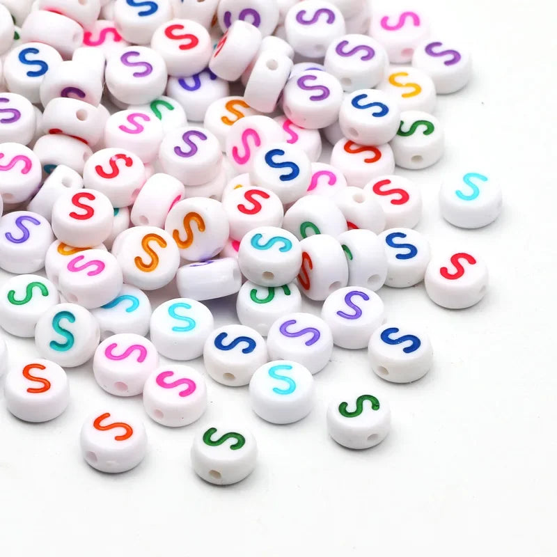 Laudsong Alphabet Beads A To Z Acrylic Spacer Beads For Jewelry Making