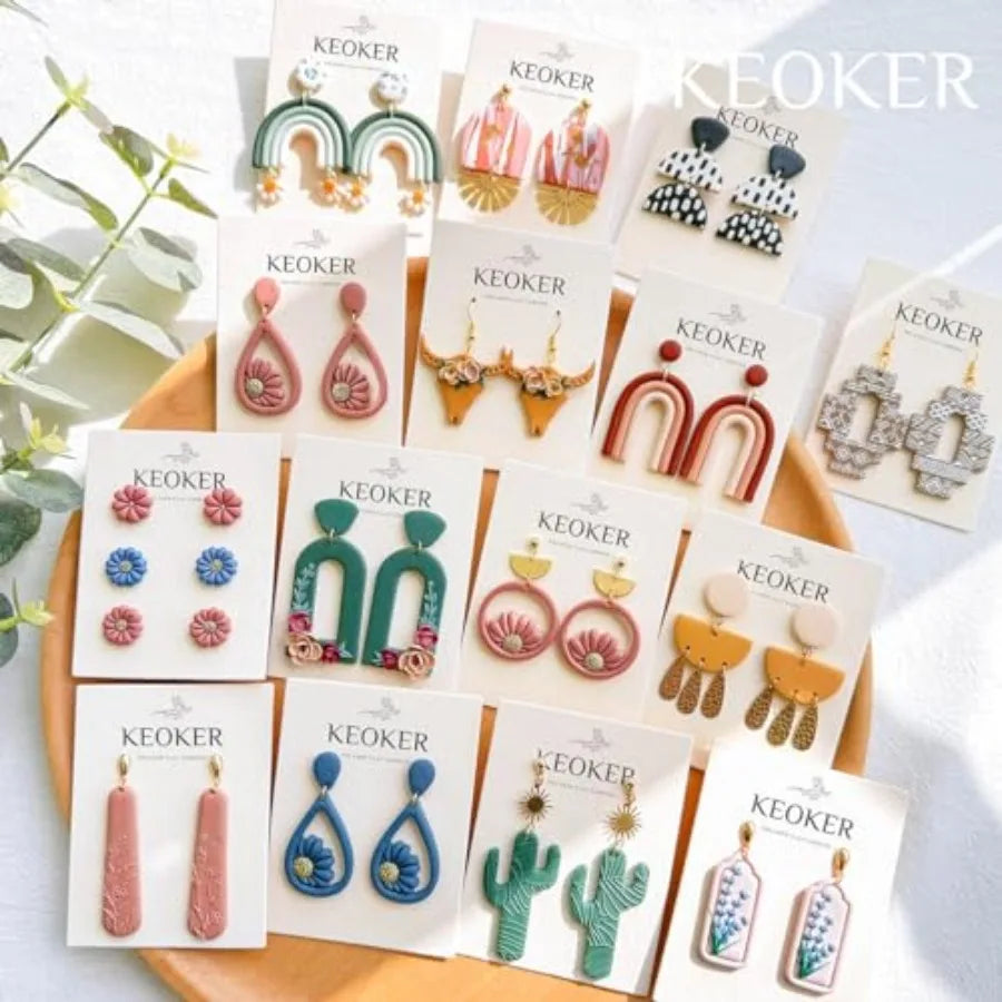 23 Piece Clay Earring Making Kit for Teens and Adults
