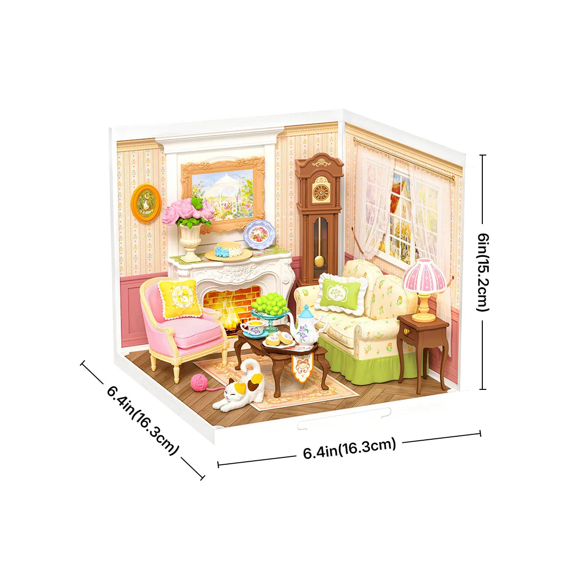 Rolife DIY Miniature House Kit Super Creator Courtyard Diorama Gift