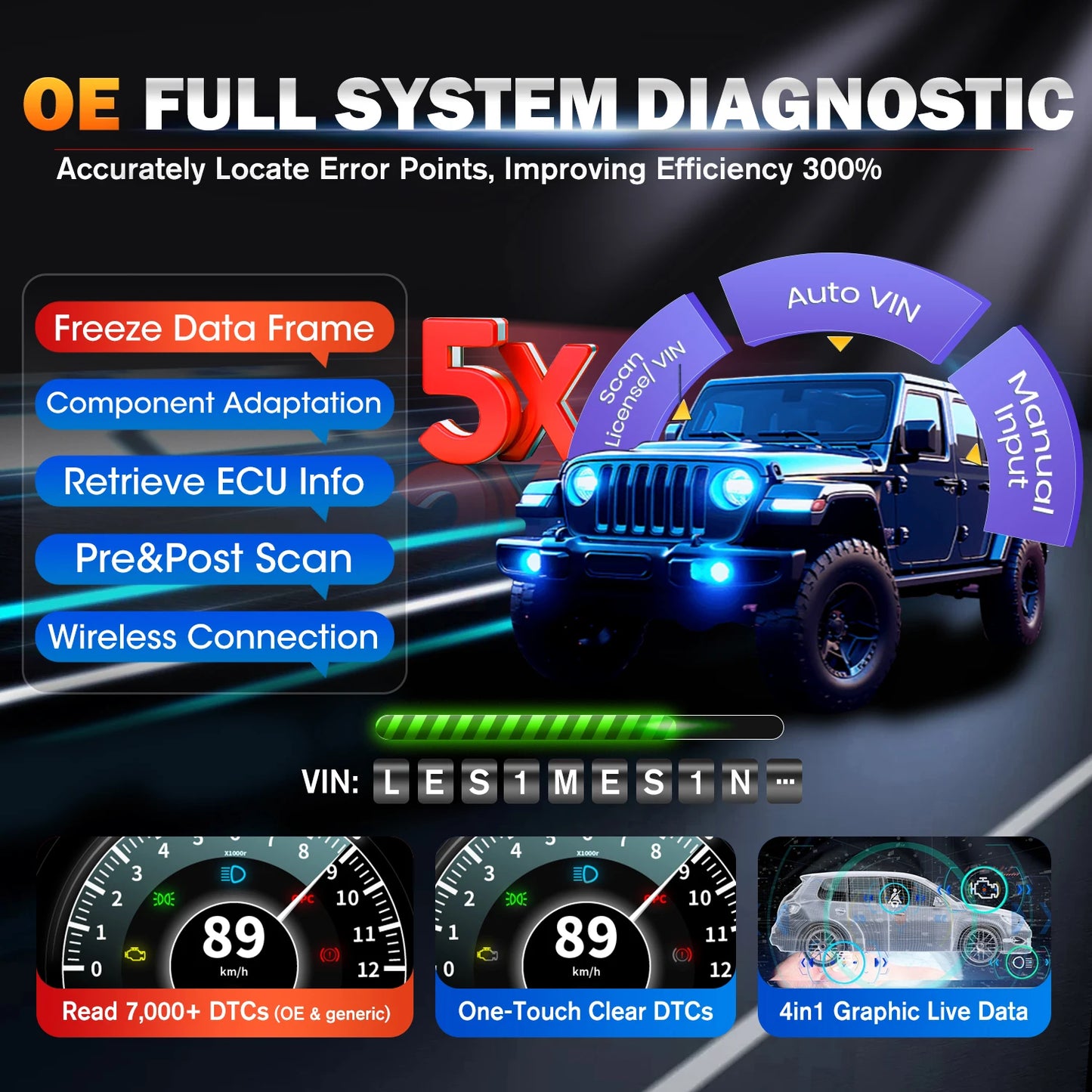 Autel MaxiCOM MK900BT Bidirectional Diagnostic Tool CAN FD DOIP OBD2 Scanner