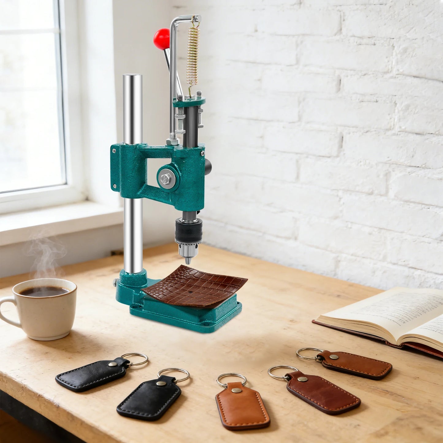 Bymaocar Manual Leather Hole Puncher For Wallets Handbags Belts