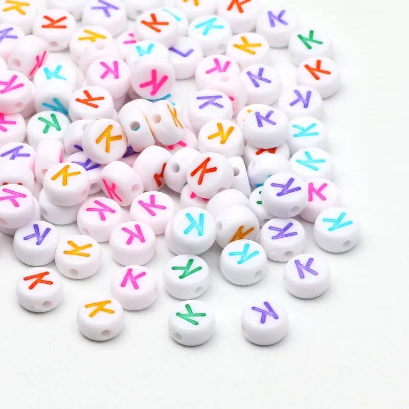 Laudsong Alphabet Beads A To Z Acrylic Spacer Beads For Jewelry Making