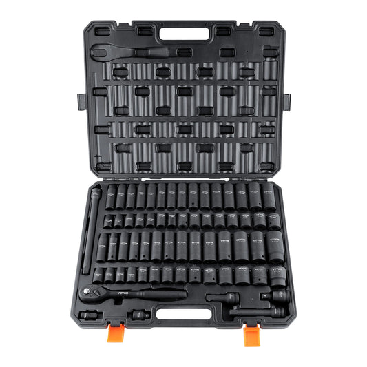 SucceBuy Cr-V Alloy Steel Impact Socket Set For Auto Repair