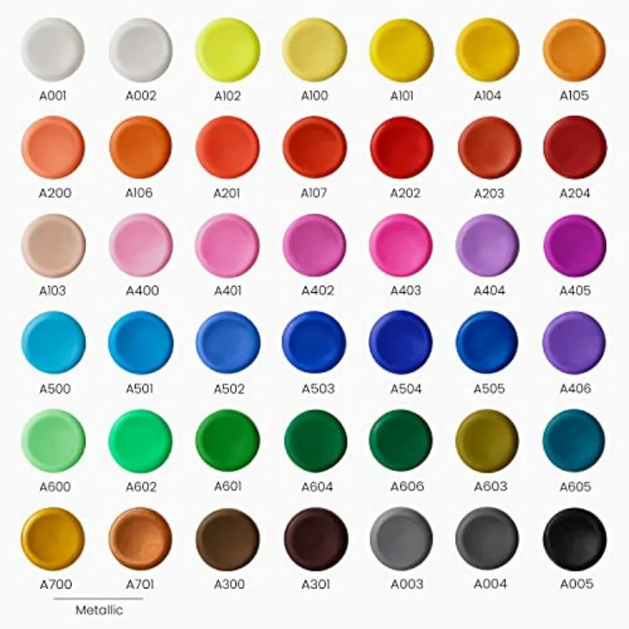 Polymer Clay Kit 42 Colors With Tools And Jewelry Findings