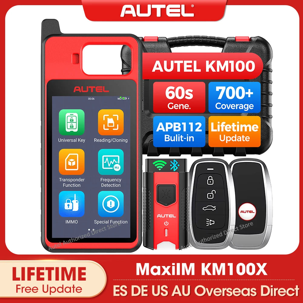 Autel MaxiIM KM100 KM100X Key Fob Programmer For IMMO Keys