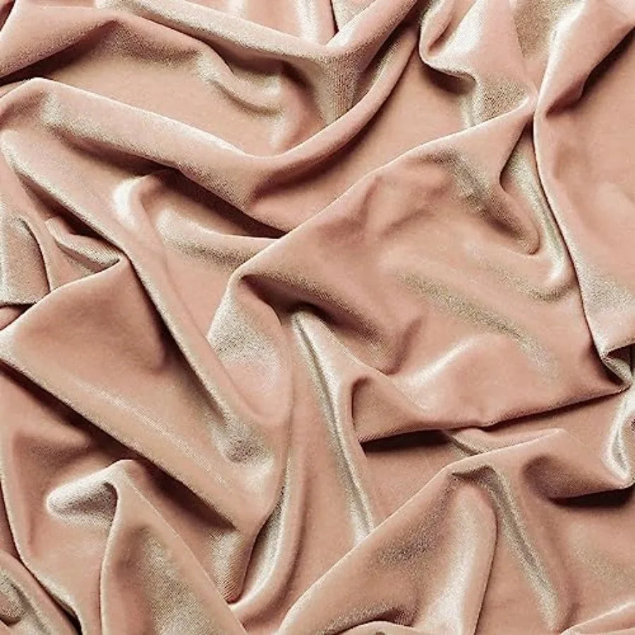 Stretch Velvet Fabric For Sewing And Costumes Polyester Blend