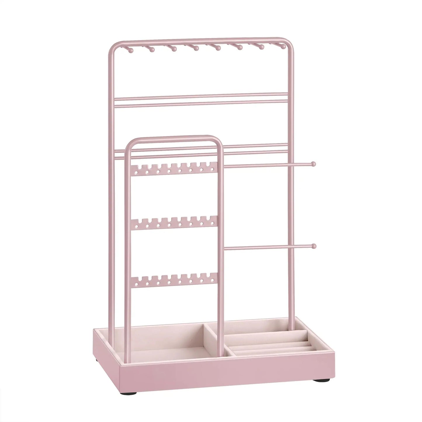 Songmics Necklace Holder Jewelry Stand Organizer With Velvet Tray