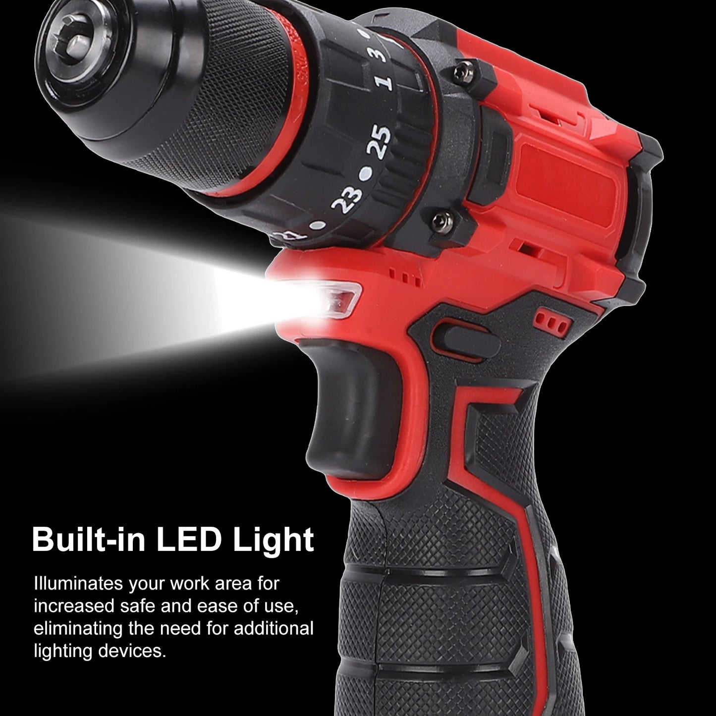 Meterk 16.8V Cordless Drill And Driver Set Brushless Kit